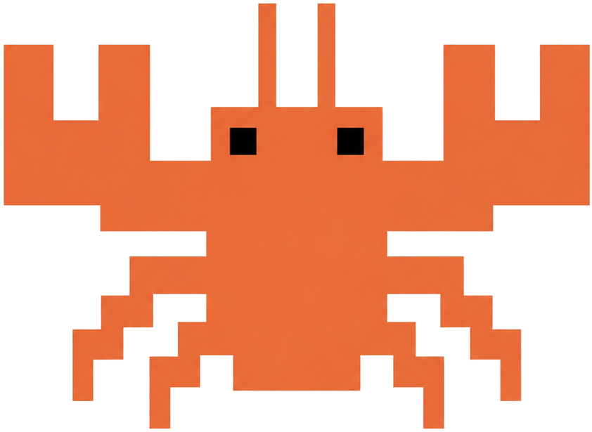 Crawd, AI Friday’s orange crawfish mark